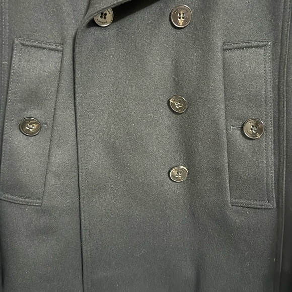 Burberry London Peacoat Womens Size 8-Black-Like NEW - Picture 3 of 9